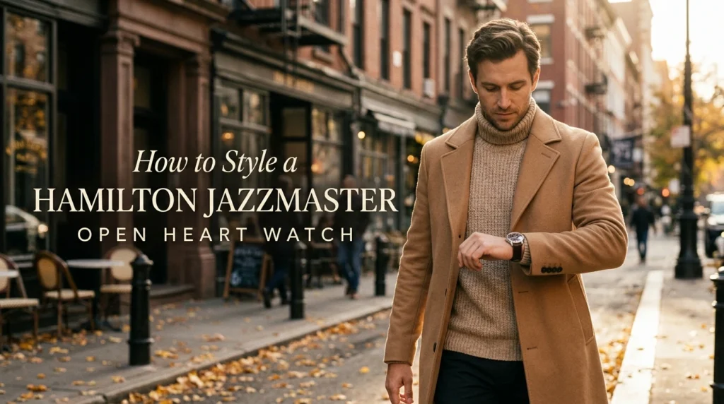 How to Style a Hamilton Jazzmaster Open Heart Watch