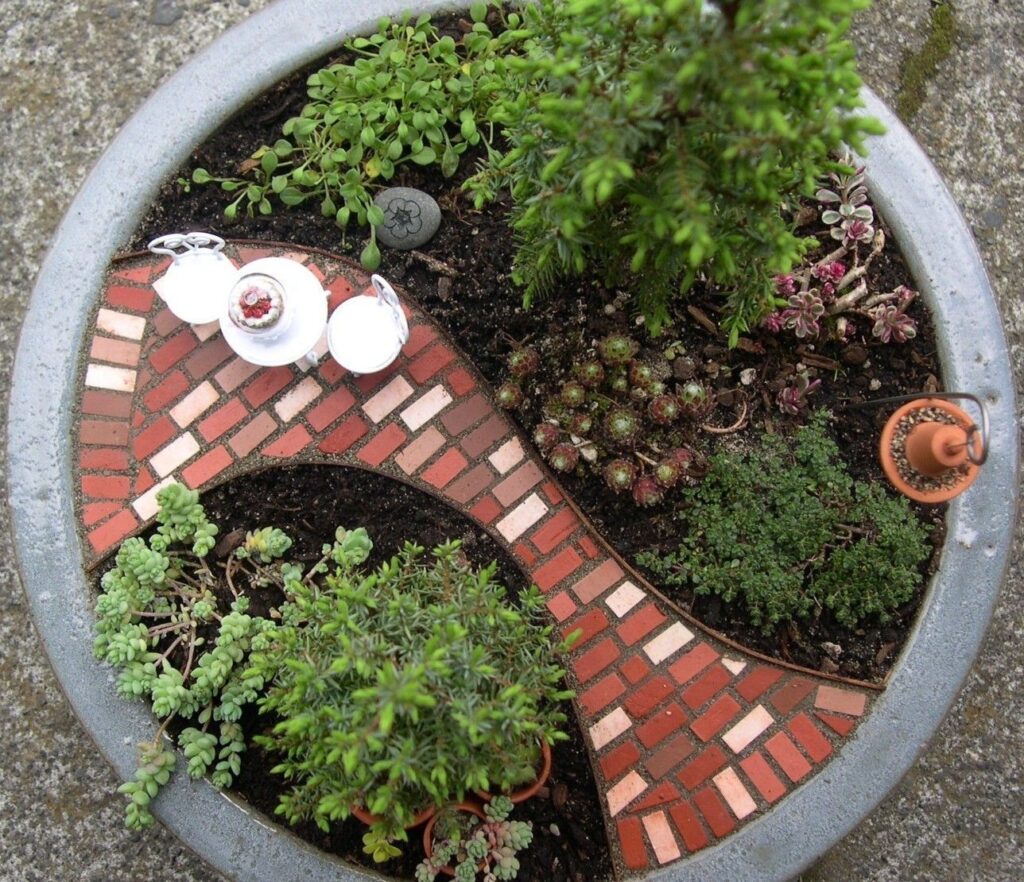 Mini Skip for Small Garden