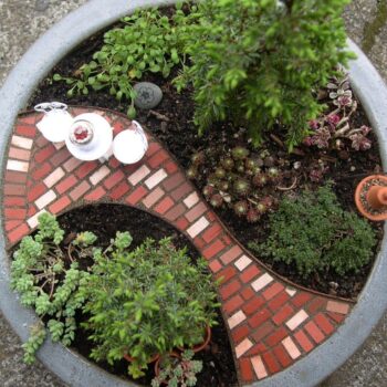 Mini Skip for Small Garden