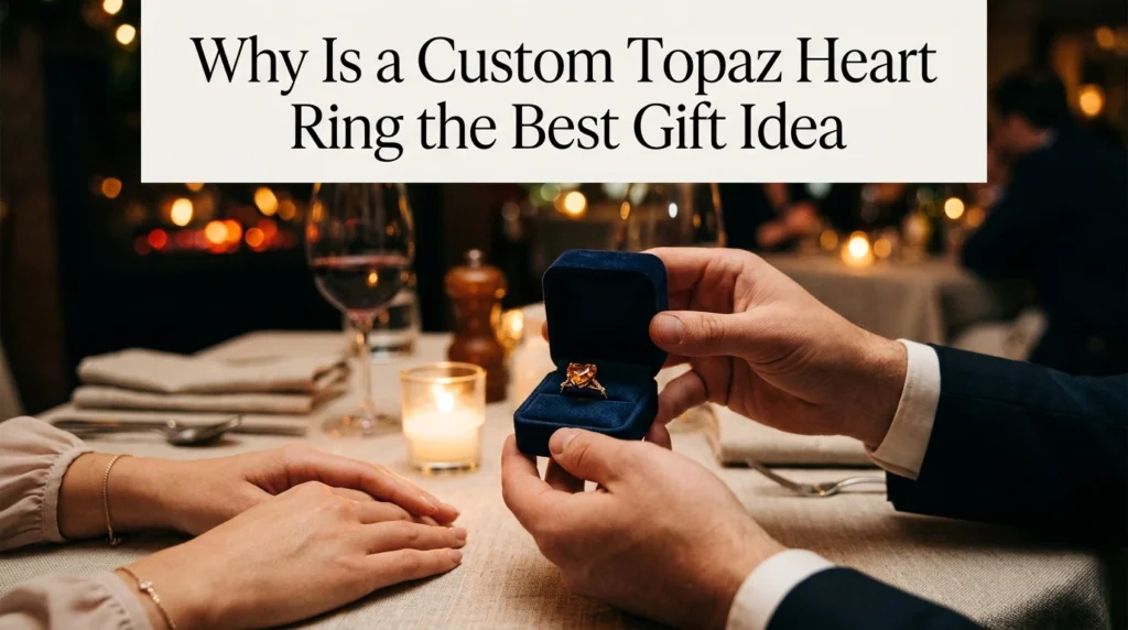 Why Is a Custom Topaz Heart Ring the Best Gift Idea